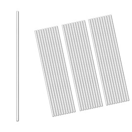 30pcs 1/4"Dia x 12in Acrylic Dowel Rods Sticks, Clear Transparent Round Plastic Rods for DIY Crafts