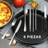 9 Piezas Cubiertos Portatiles, Utensilios Reutilizables de Viaje, Perfectos para