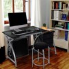 Yaheetech Drafting Desk, Drawing Table for Artists/Adults, Art Desk w/Stool