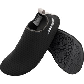 Cressi dal 1946 - Tropea Aqua Shoes - Innovativi Calzini Uomo per Protezione, libertà di Movimento e Versatilità Totale in Acqua, Nati per Uso Piscina ma Perfetti Anche al Mare - Nero - 42/43