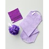 Weishin [웨신] 샤워타월 3종 세트 (샤워볼+샤워타올+때타올) [Weishin] Shower Towel 3-Piece Set (Shower Ball + Shower Towel + Exfoliating Towel)