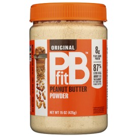 PB Fit Peanut Butter Powder, Coconut Palm Sugar, Gluten Free, All Natural, 15 Ounce (Pack of 6)