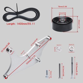 ZLPTEAM Alternator Bracket Kit compatible with 1999-2013 GM 4.8L 5.3L 6.0L 6.2L Vortec V8 Engine