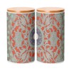 Fabulous Bamboo Ceramic Pot with Lid - Decorative Ornament Circle