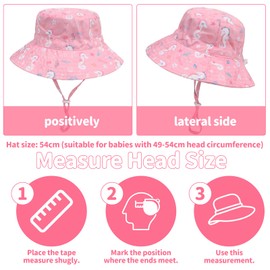 velado Baby Sun Hat Cotton Wide Brim Bucket UPF 50+ Sun Protection Cap for Kids Girls Boys Adjustable Summer Breathable Beach Hat for Travel Play Outdoor