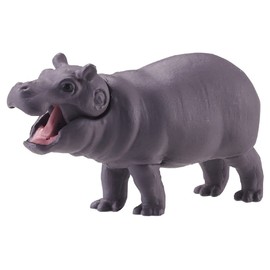 Takara Tomy "Ania AC-09 Hippo (Kids)" Animal Dinosaur Realistic Moving Figure Toy 3 Years and Up, Passed Toy Safety Standards ST Mark Certified
