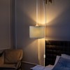 ZSLAIFU 15FT Plug in Pendant Light, Hanging Lamp with Switch,Gray