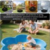 TOPJOWGA Sand Shell Cover, 100 x 15 cm Sandpit Cover,