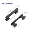 10 Pack Matte Black Cabinet Pulls 4 Inch Kitchen Handles