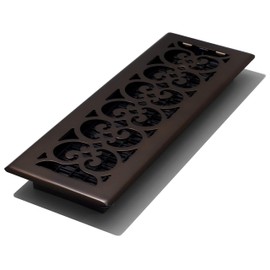 Decor Grates SPH414-RB Floor Register, 4x14, Rubbed Bronze Finish