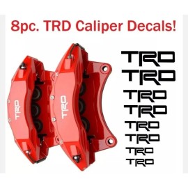 TRD Brake Caliper Decal Vinyl Sticker Toyota Racing Development Sport Tundra