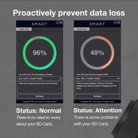 TEAMGROUP T-Create Smart A2 512GB Micro SDXC U3 V30 4K R/W Speed up to 160/150 MB/s High Speed Flash Memory Card for