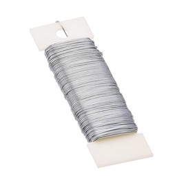 Floral Wire, 1 Pack Silver Florist Wire Flexible Paddle Wire for Crafts, Christmas Wreaths, Garland and Flower Arrangements
