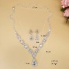 Aokun Kit Boda Sets De Joyeria Cristal Deco Mujer Collararete