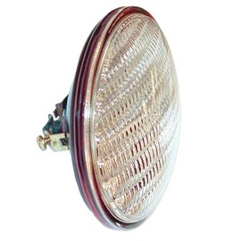 12-volt Sealed Beam Tail Lamp w/transparent red background using separate bulb Fits International John Deere Allis Chalmers Case Cockshutt Minneapolis Moline White/Oliver Tractor 371461R92