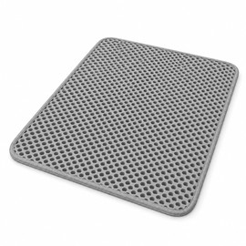 Double-Layer Cat Litter Mat for Indoor Cats – Waterproof Non-Slip Litter Trapping Floor Protector for Small and Medium Spaces