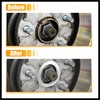 Hihaha 4pcs OD 75mm to ID 67.1mm Aluminum Alloy Car