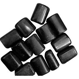 BellaMira Black Tourmaline Tumblestone Healing Crystal, Single Polished Stone, Healing Crystal For Flexibility, Happiness, Objectivity, Compassion, Serenity, Balance,Tolerance & Dispel Negative Energy