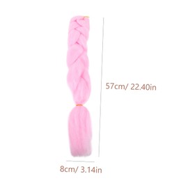 Baluue Glowing Braids Hair Extension Luminous Dreadlock Wig Night-light Braiding Hair for Women