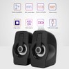 FT-185 Mini USB LED Speaker Portable Loudspeaker Music Player for
