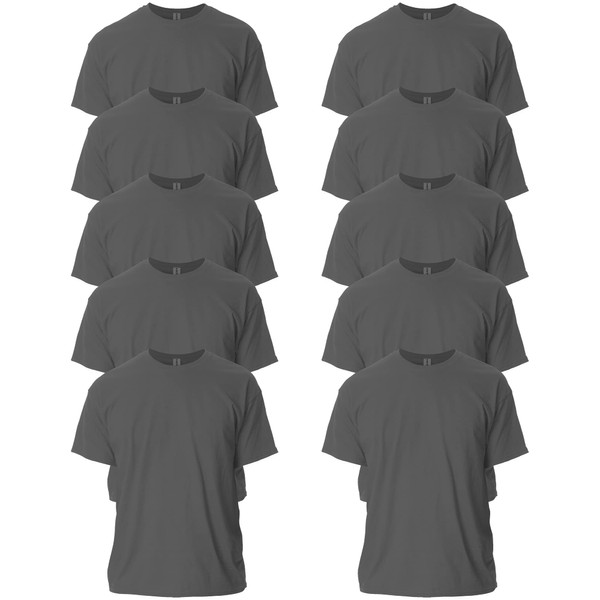 Gildan Gildan Adult Ultra Cotton T-Shirt, Style G2000, Multipack, Charcoal