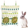WeddHuis Hanging Feeding Bag for Small Animals, Rabbit Hay Bag,