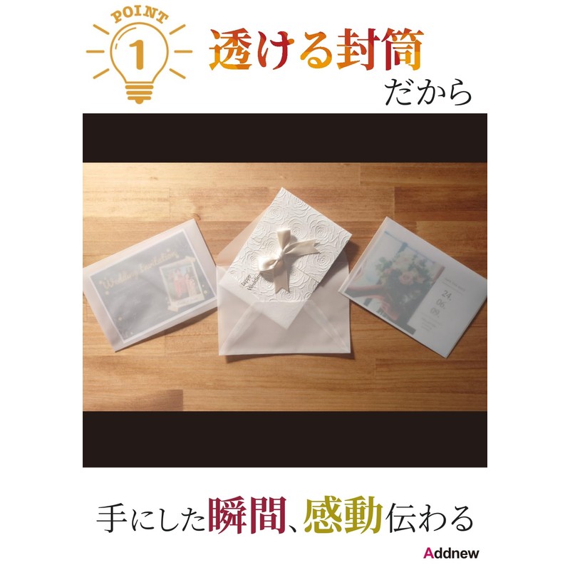 Addnew Transparent Envelopes 2 Western 30/100 Sheets Tracing Paper Envelopes