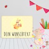 Mr. & Mrs. Panda Personalisiertes Blechschild Glühwürmchen DIN A5 -