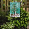 Caroline's Treasures BB9268GF Buff Grey Back Goose Christmas Flag Garden