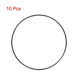 sourcingmap Nitrile Rubber O-Rings 150mm OD 143.8mm ID 3.1mm Width, Metric Sealing Gasket, Pack of 10