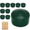 SKIR'CO RAL 6005 Fence Post Caps Round 60 mm Green