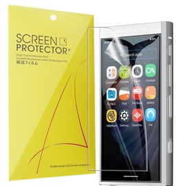 Lamshaw - Protector de visualización compatible con HiBy Digital M300 reproductor de música, paquete de 6, película transparente de TPU de cobertura completa compatible con HiBy Digital M300