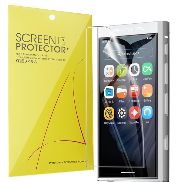 Lamshaw - Protector de visualización compatible con HiBy Digital M300