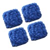 Hilo Grueso Con Pompones, 4 Bolas, Para Tejer A Mano,