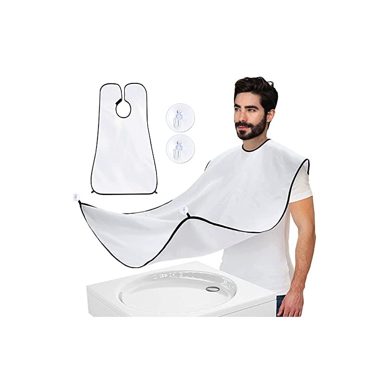 Delantal para barba para hombre, para afeitar, para barba y