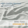 LINENOVA 100% Bamboo Pillowcase Body Size - Breathable Cooling for