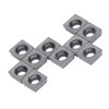 10 Pcs Carbide Milling Inserts Colourful Fine Finished CNC Lathe