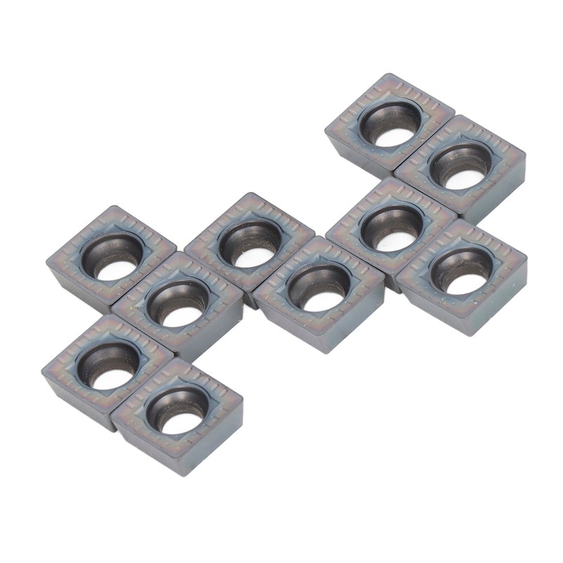 10 Pcs Carbide Milling Inserts Colourful Fine Finished CNC Lathe
