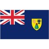 CafePress Turks & Caicos Country Flag Rectangle Sticker Rectangle Bumper