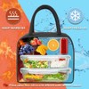 FonVan Lunch Bags Breakfast Bag (Black)