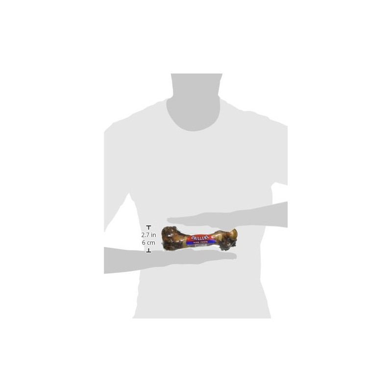 Grillerz Pork Femur Bone, 1 Count, Rawhide Free, All Natural