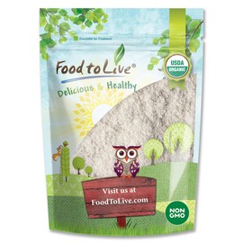 Food to Live Organic Brown Rice Flour, 3 Pounds - Non-GMO, Finely Ground from Long Grain Rice, Unbleached, Untreated, Vegan Meal, Kosher, Bulk Powder