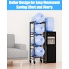 5 Gallon Water Jug Holder, Moveable 4 Tier Heavy Duty