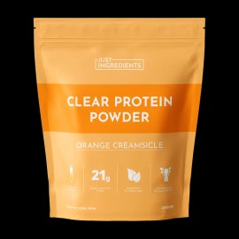 Orange Creamsicle Clear Protein Powder Whey Protein Isolate Drink Mix High Protein Low Calorie Fitness Supplement Muscle Recovery Lean Support Easy Mix
