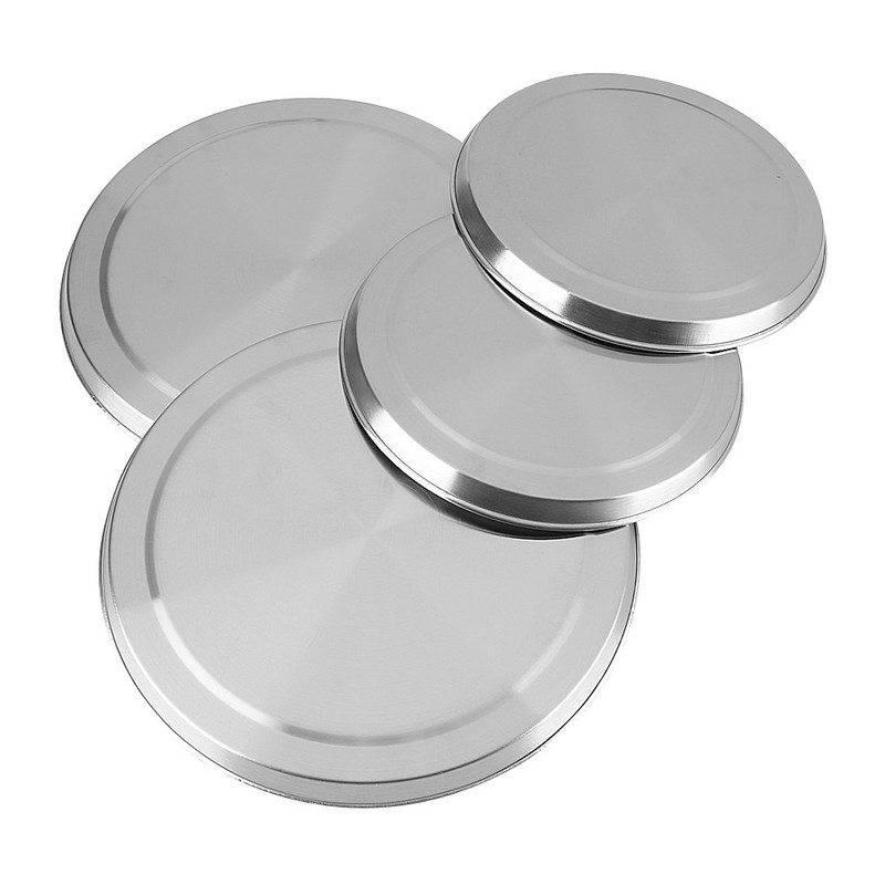 Stainless Steel Hob Cover, 4 Pcs/Set Stainless Steel Kitchen Stove