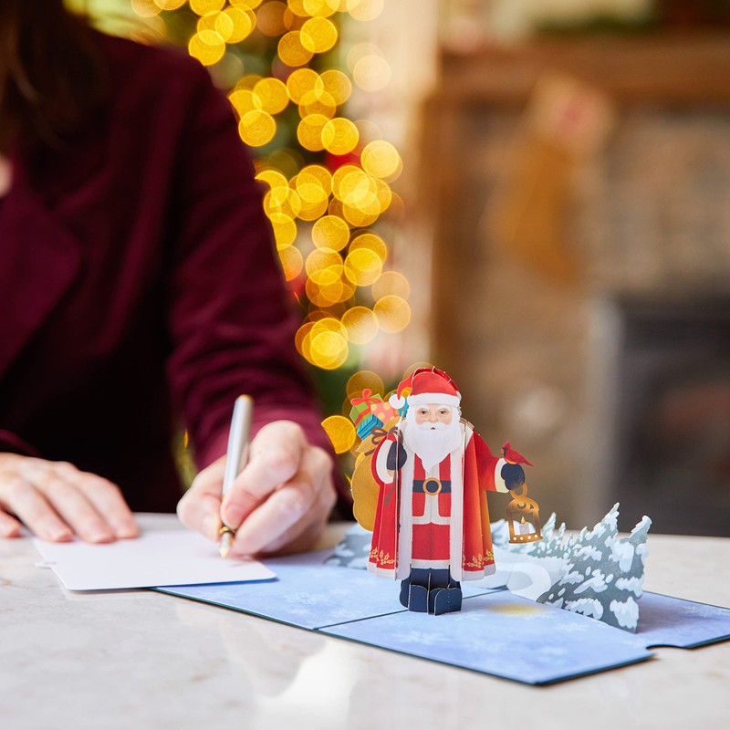 Lovepop® Santa with Toy Sack 3D Pop Up Card -