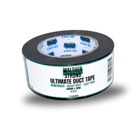 Walther Strong Ultimate Duct Tape Heavy Duty 50mm x 50m. Multi-Use Waterproof Tape For Indoor And Outdoor Use. Multipurpose for Leaks, Pipes, and More, Durable Gaffer Tape. Strong Tape Heavy Duty