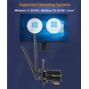 WiFi 6E AX5400 PCIe WiFi Card (Intel AX210), Up to