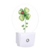 St Patrick's Day Lucky Plug in Night Light,LED Dusk to