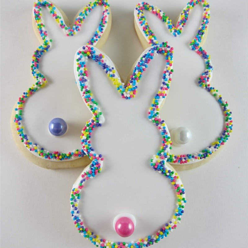 Easter Bunny Cookie Cutter Set -3 Pieces - Stainless Steel